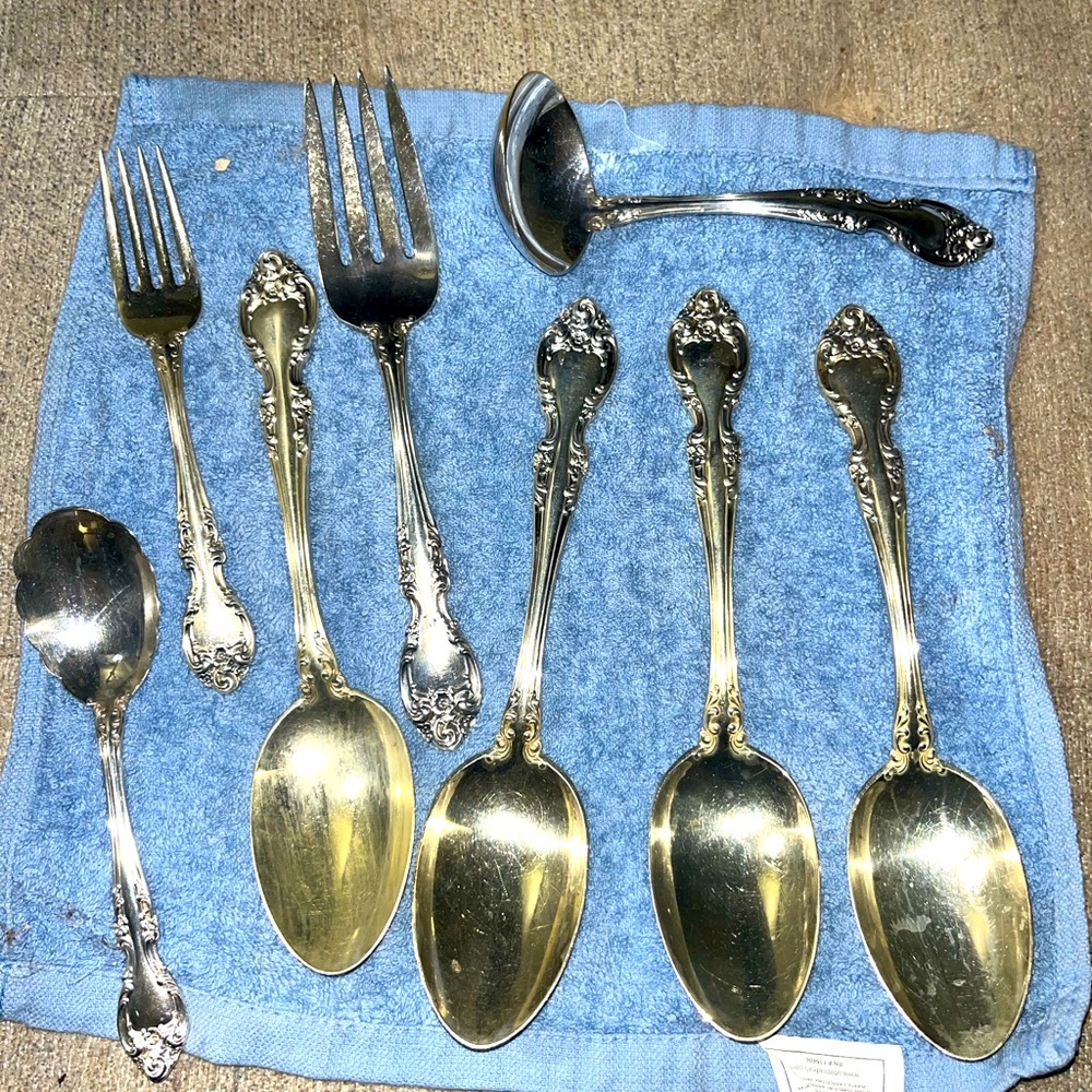 Gorham sterling silver ( forks ) (spoons )